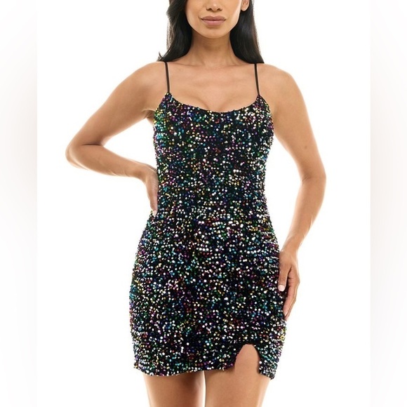 Pear Culture Taylor Swift Eras Tour Sequin Mini Dress 0 NWT - Picture 1 of 16